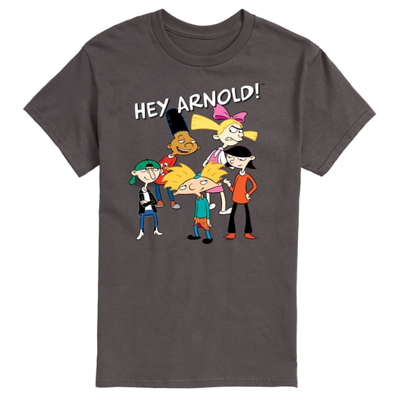 Hey Arnold! - Group Shot - Men's Short Sleeve Graphic T-Shirt