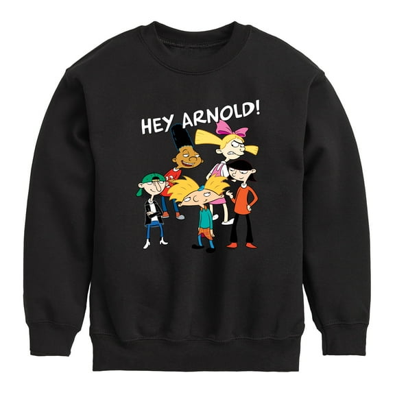 Hey Arnold! - Group Shot - Toddler And Youth Crewneck Fleece Sweatshirt