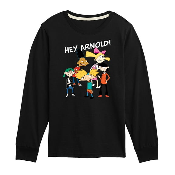 Hey Arnold! - Group Shot - Toddler And Youth Long Sleeve Graphic T-Shirt