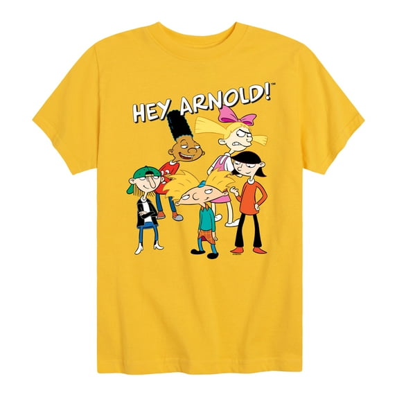 Hey Arnold! - Group Shot - Toddler And Youth Short Sleeve Graphic T-Shirt