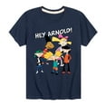 thumbnail image 1 of Hey Arnold! - Group Shot - Toddler And Youth Short Sleeve Graphic T-Shirt, 1 of 5