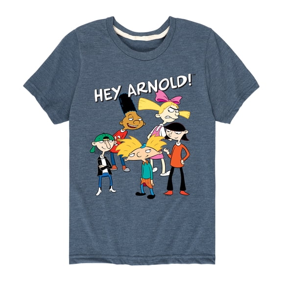 Hey Arnold! - Group Shot - Toddler And Youth Short Sleeve Graphic T-Shirt