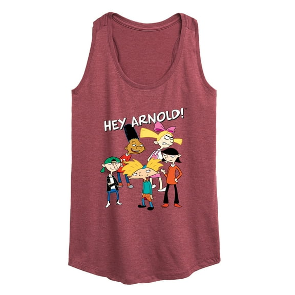Hey Arnold! - Group Shot - Women's Racerback Tank Top