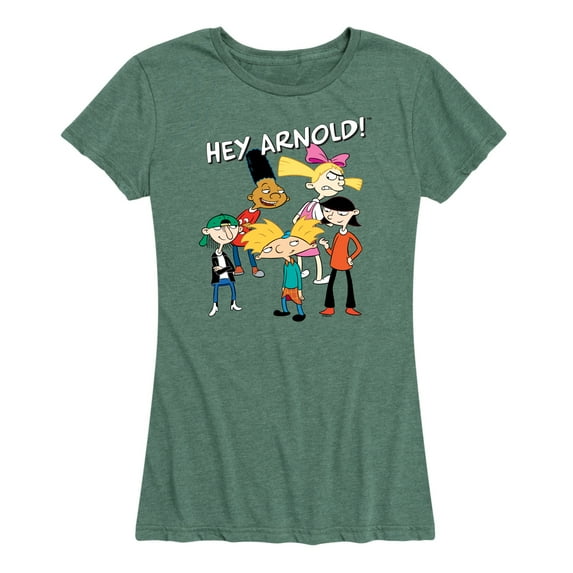 Hey Arnold! - Group Shot - Women's Short Sleeve Graphic T-Shirt