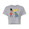 thumbnail image 1 of Hey Arnold! - HA Air Guitar - Juniors Cropped Cotton Blend T-Shirt, 1 of 5