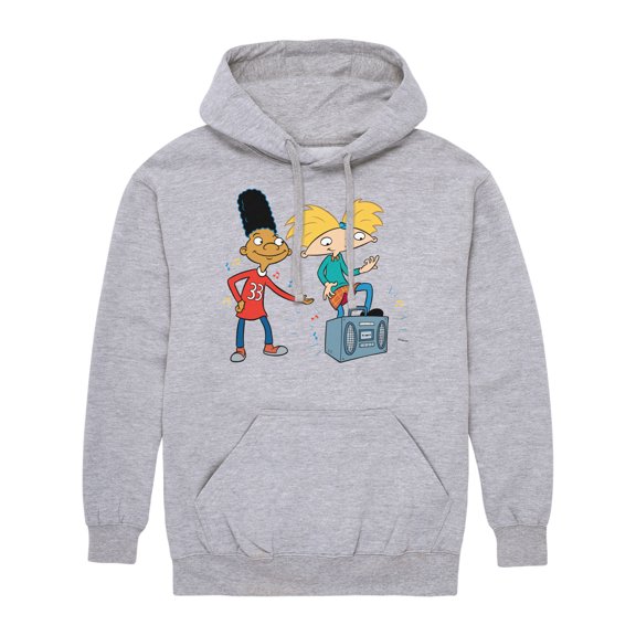 Hey Arnold! - HA Air Guitar - Men's Pullover Hooded Fleece Sweatshirt