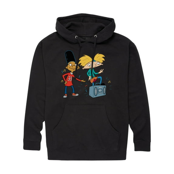 Hey Arnold! - HA Air Guitar - Men's Pullover Hooded Fleece Sweatshirt