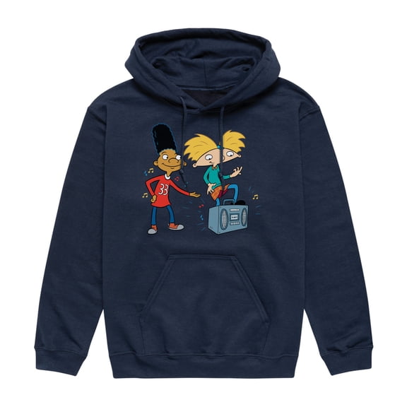 Hey Arnold! - HA Air Guitar - Men's Pullover Hooded Fleece Sweatshirt
