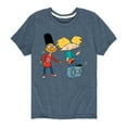 thumbnail image 1 of Hey Arnold! - HA Air Guitar - Toddler And Youth Short Sleeve Graphic T-Shirt, 1 of 5