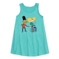 thumbnail image 1 of Hey Arnold! - HA Air Guitar - Toddler and Youth Girls A-line Dress, 1 of 4