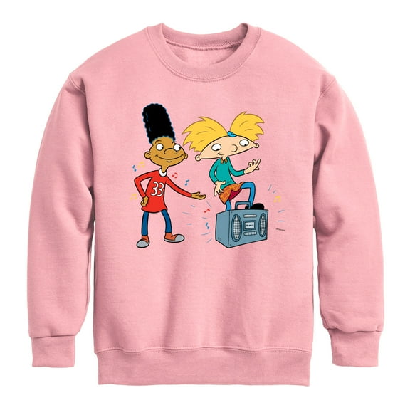 Hey Arnold! - Ha Air Guitar - Toddler And Youth Crewneck Fleece Sweatshirt
