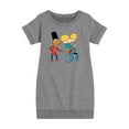 thumbnail image 1 of Hey Arnold! - Ha Air Guitar - Toddler And Youth Girls Fleece Dress, 1 of 1