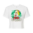thumbnail image 1 of Hey Arnold! - Ho Ho Ho Stinko - Juniors Cropped Cotton Blend T-Shirt, 1 of 5