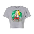 thumbnail image 1 of Hey Arnold! - Ho Ho Ho Stinko - Juniors Cropped Cotton Blend T-Shirt, 1 of 5