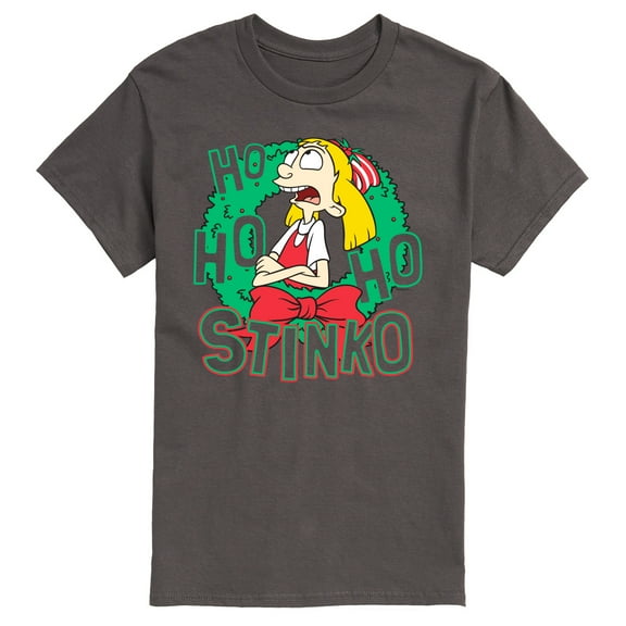 Hey Arnold! - Ho Ho Ho Stinko - Men's Short Sleeve Graphic T-Shirt