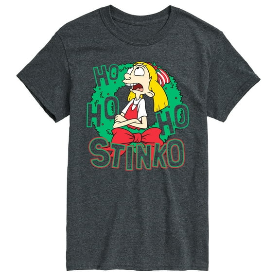 Hey Arnold! - Ho Ho Ho Stinko - Men's Short Sleeve Graphic T-Shirt