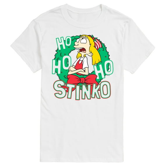 Hey Arnold! - Ho Ho Ho Stinko - Men's Short Sleeve Graphic T-Shirt