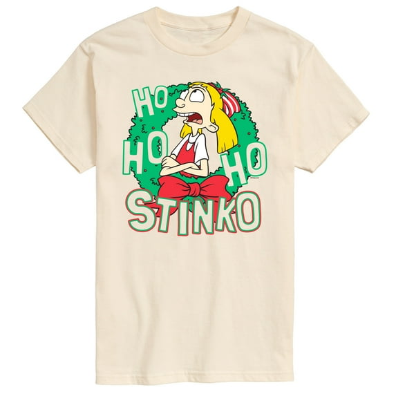 Hey Arnold! - Ho Ho Ho Stinko - Men's Short Sleeve Graphic T-Shirt