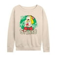 thumbnail image 1 of Hey Arnold! - Ho Ho Ho Stinko - Women's Lightweight French Terry Long Sleeve Shirt, 1 of 5