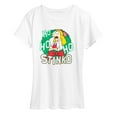 thumbnail image 1 of Hey Arnold! - Ho Ho Ho Stinko - Women's Short Sleeve Graphic T-Shirt, 1 of 5