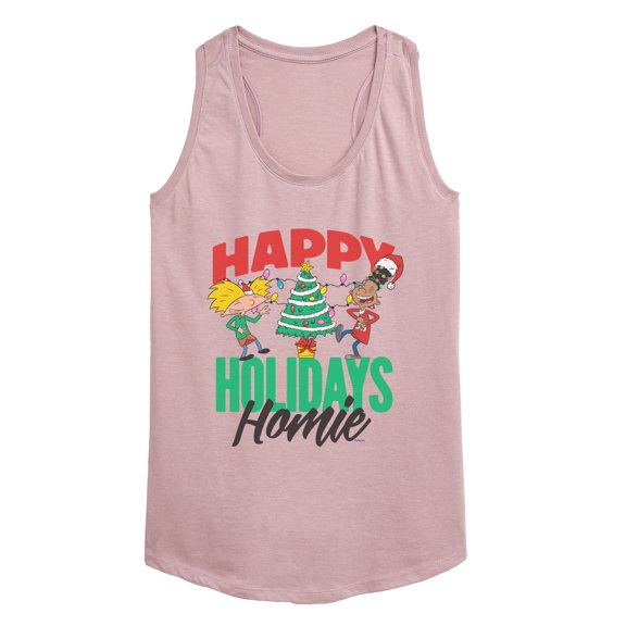Hey Arnold! - Holiday Homes - Women's Racerback Tank Top