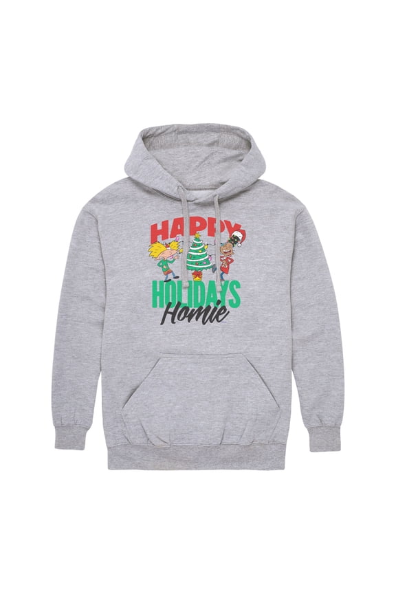 ! - Holiday Homies - Men's Pullover Hooded Fleece Sweatshirt