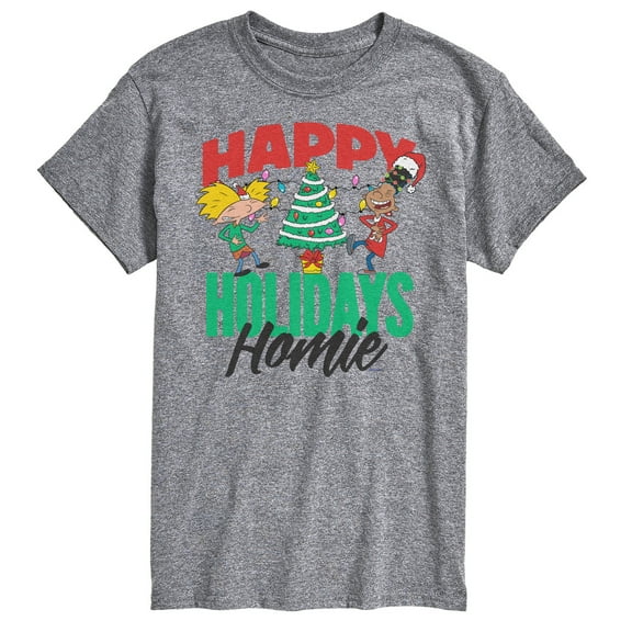 Hey Arnold! - Holiday Homies - Men's Short Sleeve Graphic T-Shirt
