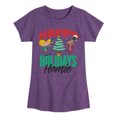 thumbnail image 1 of Hey Arnold! - Holiday Homies - Toddler And Youth Girls Short Sleeve Graphic T-Shirt, 1 of 5