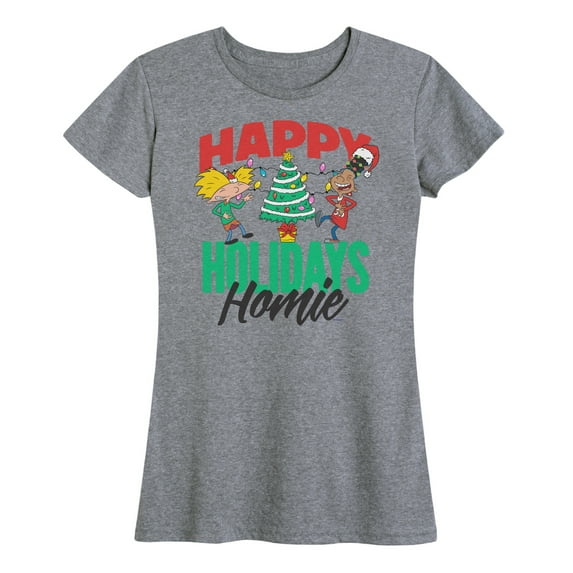 Hey Arnold! - Holiday Homies - Women's Short Sleeve Graphic T-Shirt