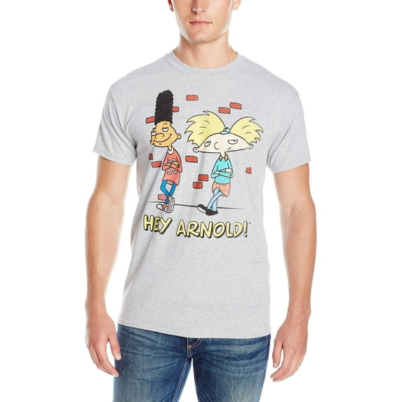 Hey Arnold Mens Short Sleeve Graphic Tee