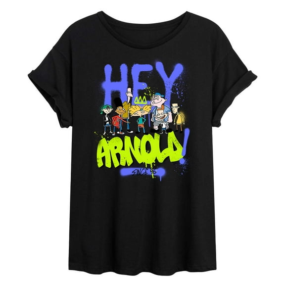 Hey Arnold! - Retro Arnold Since 96 - Juniors Ideal Flowy Muscle T-Shirt