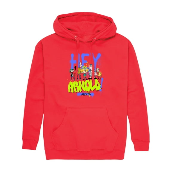 Hey Arnold! - Retro Arnold Since 96 - Men's Pullover Hooded Fleece Sweatshirt