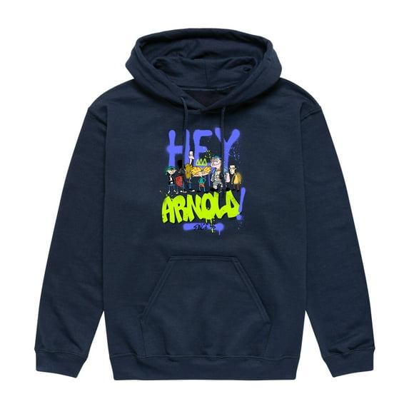 Hey Arnold! - Retro Arnold Since 96 - Men's Pullover Hooded Fleece Sweatshirt