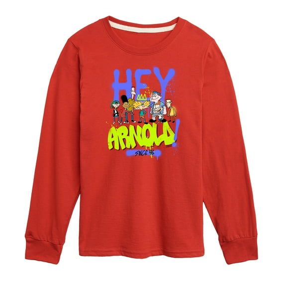 Hey Arnold! - Retro Arnold Since 96 - Toddler And Youth Long Sleeve Graphic T-Shirt