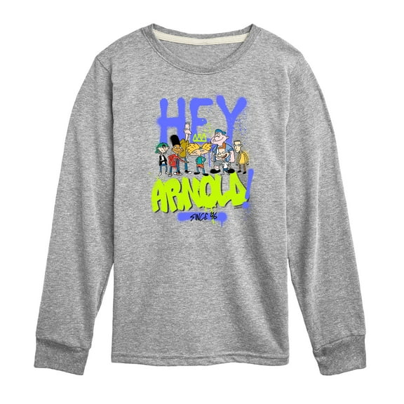 Hey Arnold! - Retro Arnold Since 96 - Toddler And Youth Long Sleeve Graphic T-Shirt