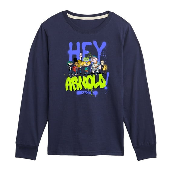 Hey Arnold! - Retro Arnold Since 96 - Toddler And Youth Long Sleeve Graphic T-Shirt