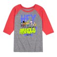 thumbnail image 1 of Hey Arnold! - Retro Arnold Since 96 - Toddler And Youth Raglan Graphic T-Shirt, 1 of 6