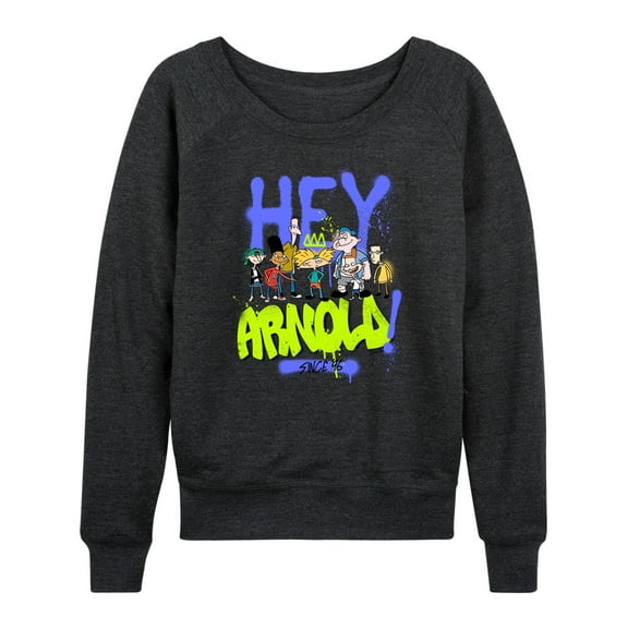 Hey Arnold! - Retro Arnold Since 96 - Women's Lightweight French Terry Long Sleeve Shirt