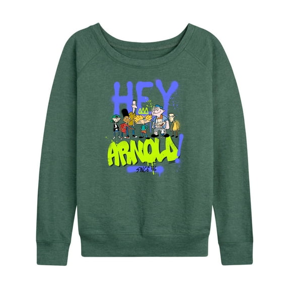 Hey Arnold! - Retro Arnold Since 96 - Women's Lightweight French Terry Long Sleeve Shirt
