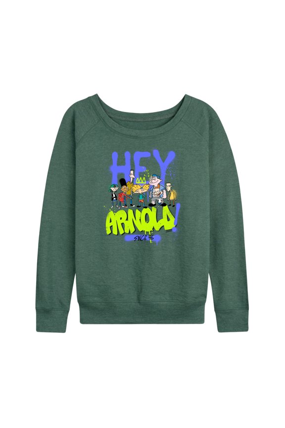 ! - Retro Arnold Since 96 - Women's Lightweight French Terry Long Sleeve Shirt