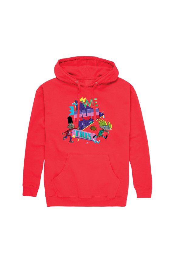 ! - Retro Arnold and Gerald - Men's Pullover Hooded Fleece Sweatshirt