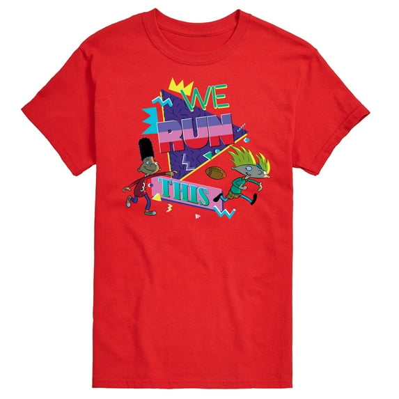 Hey Arnold! - Retro Arnold and Gerald - Men's Short Sleeve Graphic T-Shirt