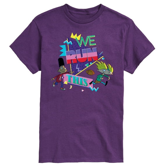 Hey Arnold! - Retro Arnold and Gerald - Men's Short Sleeve Graphic T-Shirt