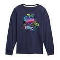 thumbnail image 1 of Hey Arnold! - Retro Arnold and Gerald - Toddler And Youth Long Sleeve Graphic T-Shirt, 1 of 5