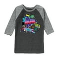 thumbnail image 1 of Hey Arnold! - Retro Arnold and Gerald - Toddler And Youth Raglan Graphic T-Shirt, 1 of 6