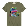 thumbnail image 1 of Hey Arnold! - Retro Arnold and Gerald - Toddler And Youth Short Sleeve Graphic T-Shirt, 1 of 5