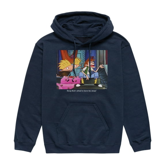 Hey Arnold! - Stoop Kid - Men's Pullover Hooded Fleece Sweatshirt