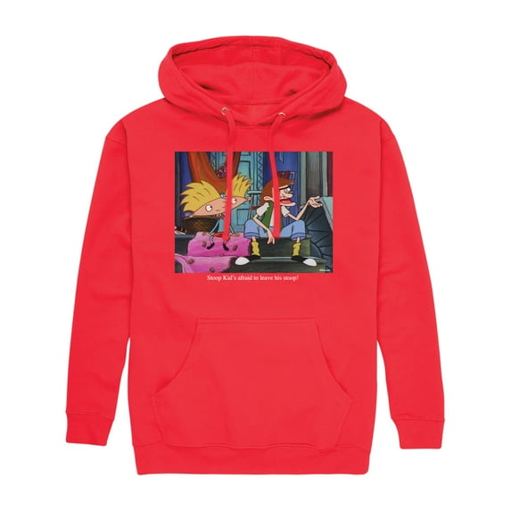 Hey Arnold! - Stoop Kid - Men's Pullover Hooded Fleece Sweatshirt
