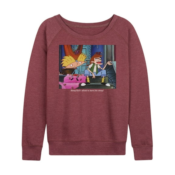 Hey Arnold! - Stoop Kid - Women's Lightweight French Terry Long Sleeve Shirt