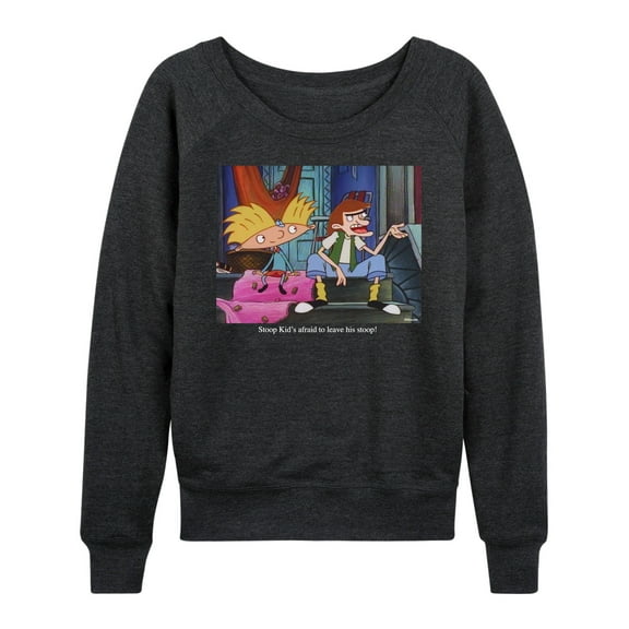 Hey Arnold! - Stoop Kid - Women's Lightweight French Terry Long Sleeve Shirt
